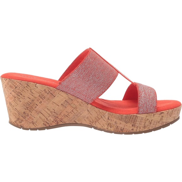 Anne Klein Women's Hardy Wedge Sandal Sz 8.5 Shoes Great for a Spring Day - Picture 5 of 6